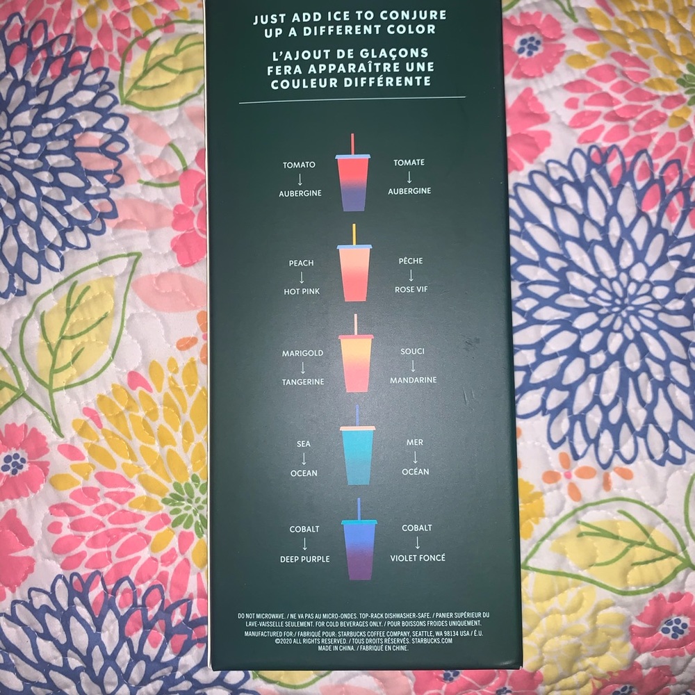 NWT PINK STARBUCKS COLOR CHANGING CUP - Picture 2 of 2